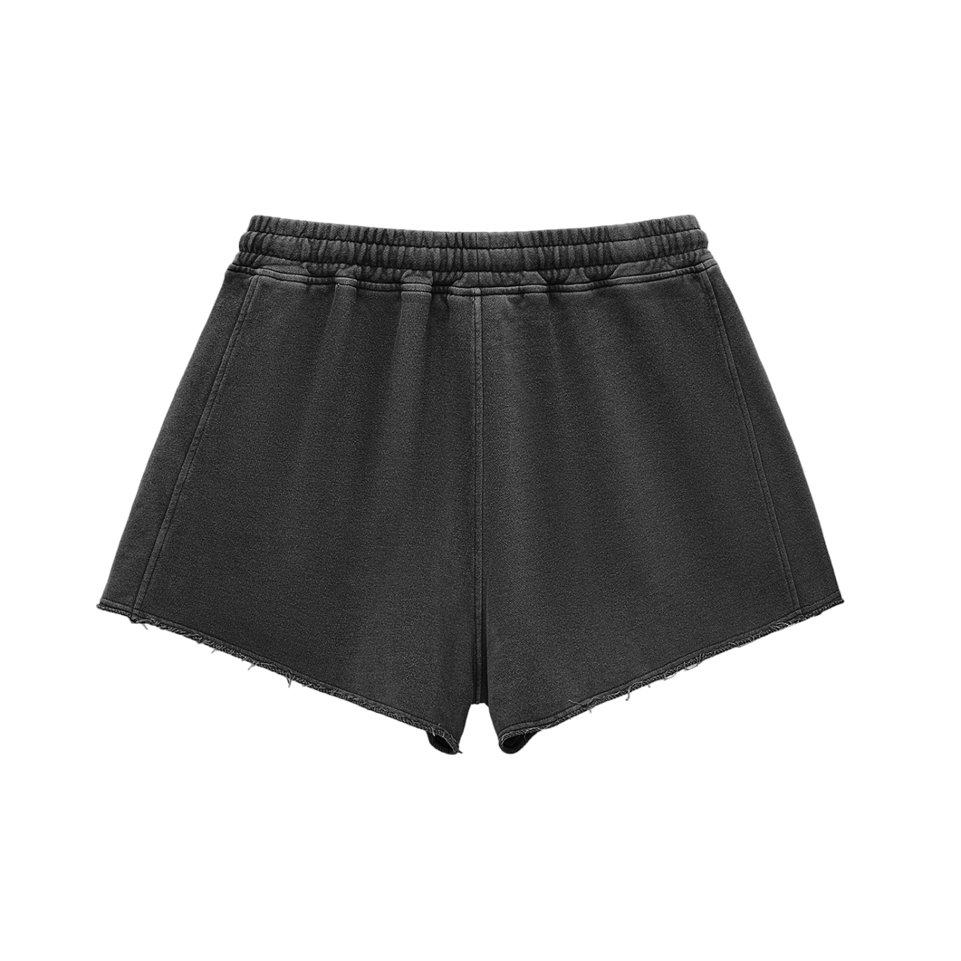 Snow Washed Raw Edge Shorts