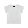 Raglan Sleeve White Crop Top