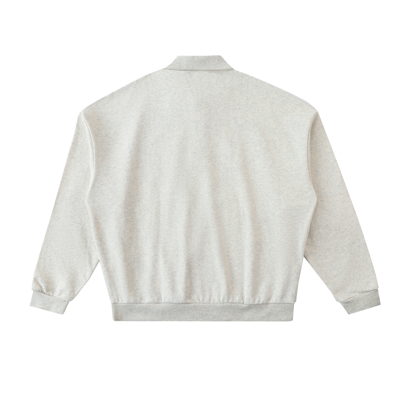 Effortless Comfort Oat Polo Sweatshirt