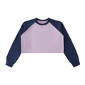 Colour Block Crop Sweatshirt