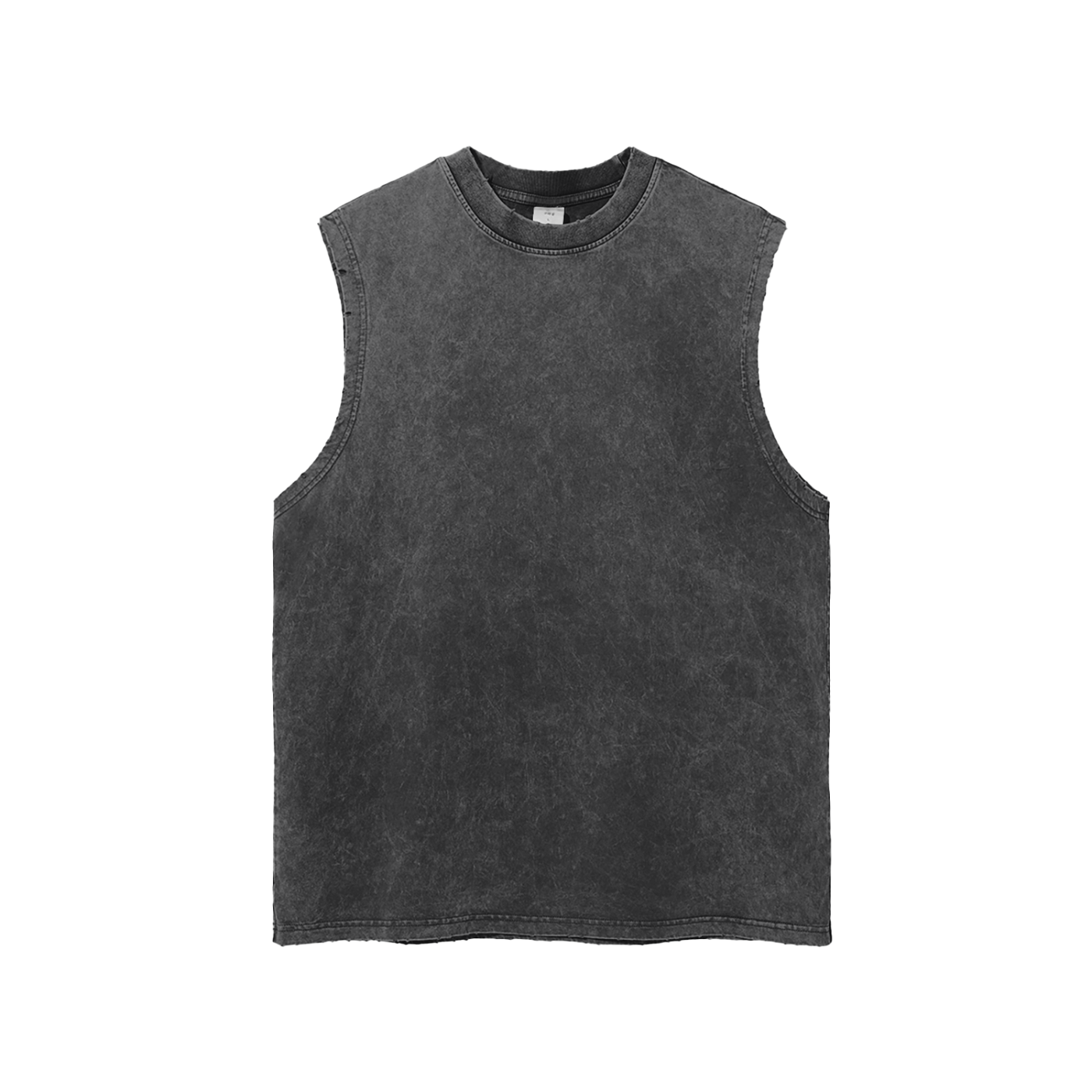 Snow Washed Frayed Tank