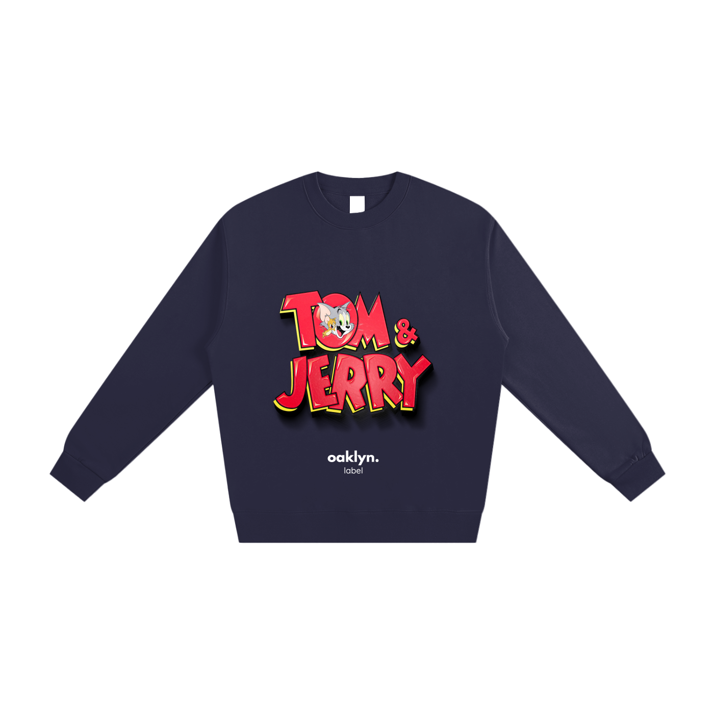 Tom & Jerry Essential Heavyweight Navy Sweatshirt