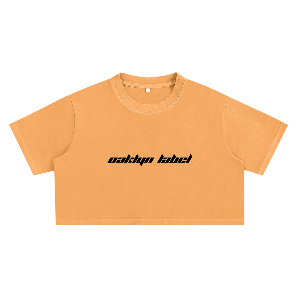 Snow Washed Crop Top