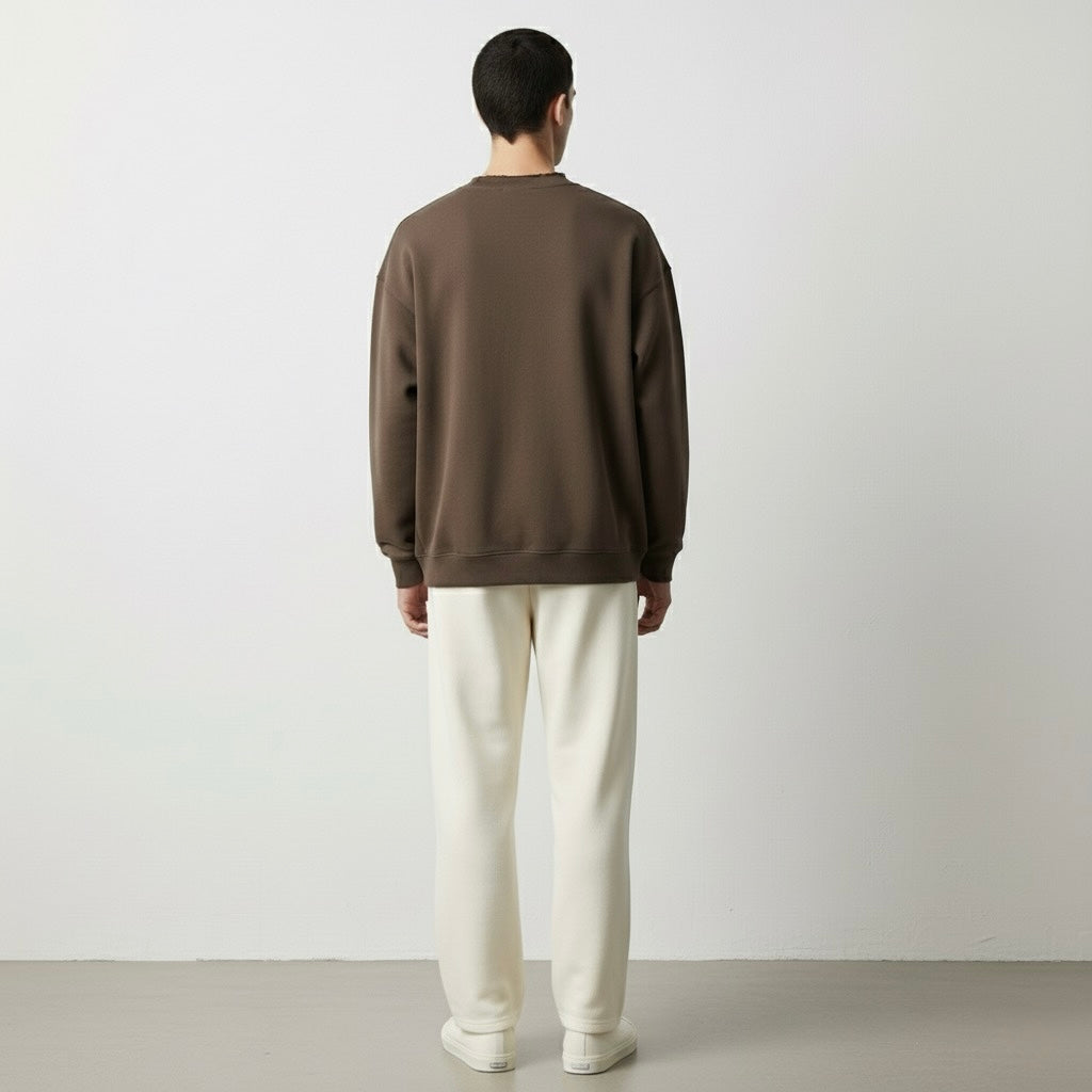 Drop Shoulder Crewneck Sweatshirt