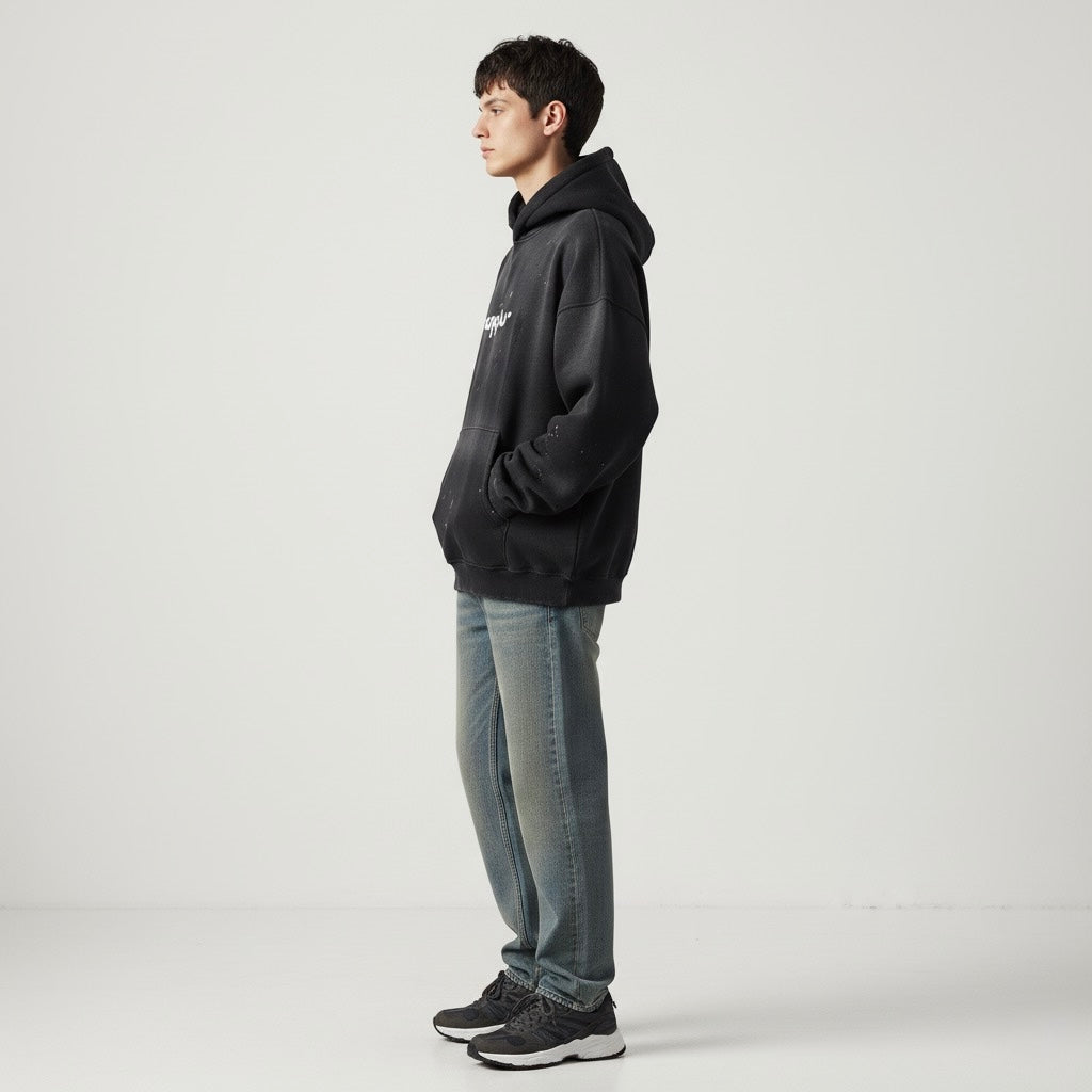 Vintage Frayed Hoodie