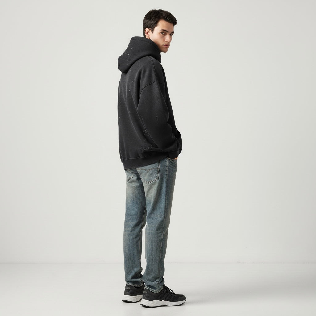 Vintage Frayed Hoodie