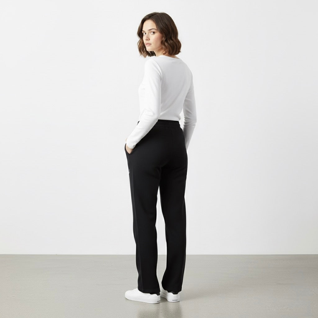 Essential Drawstring Straight-Leg Sweatpants