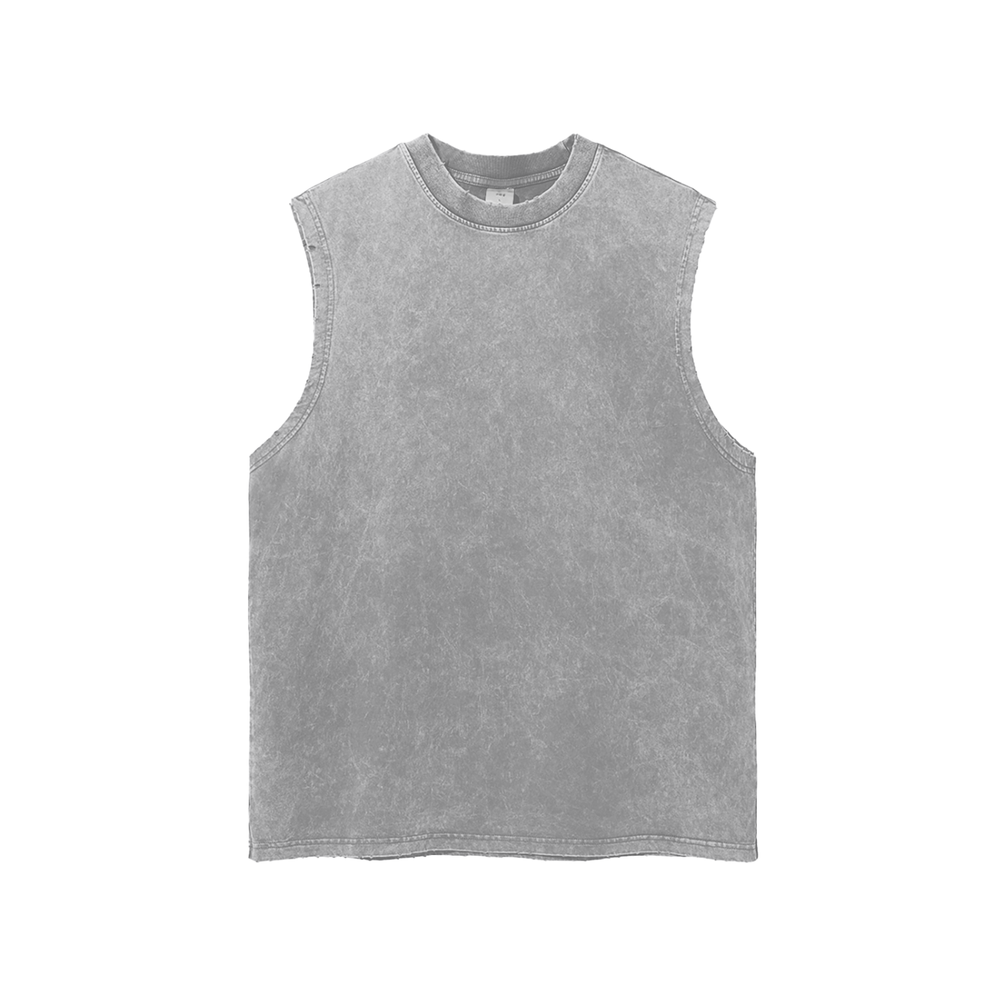 Snow Washed Frayed Tank