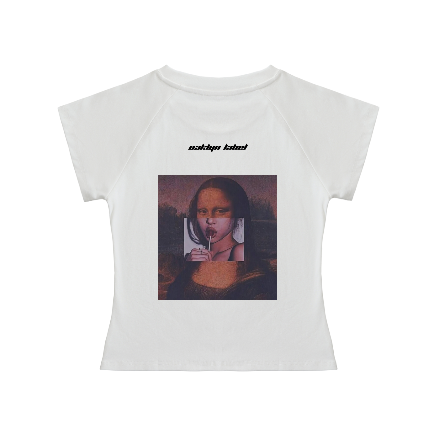 Raglan Sleeve White Crop Top