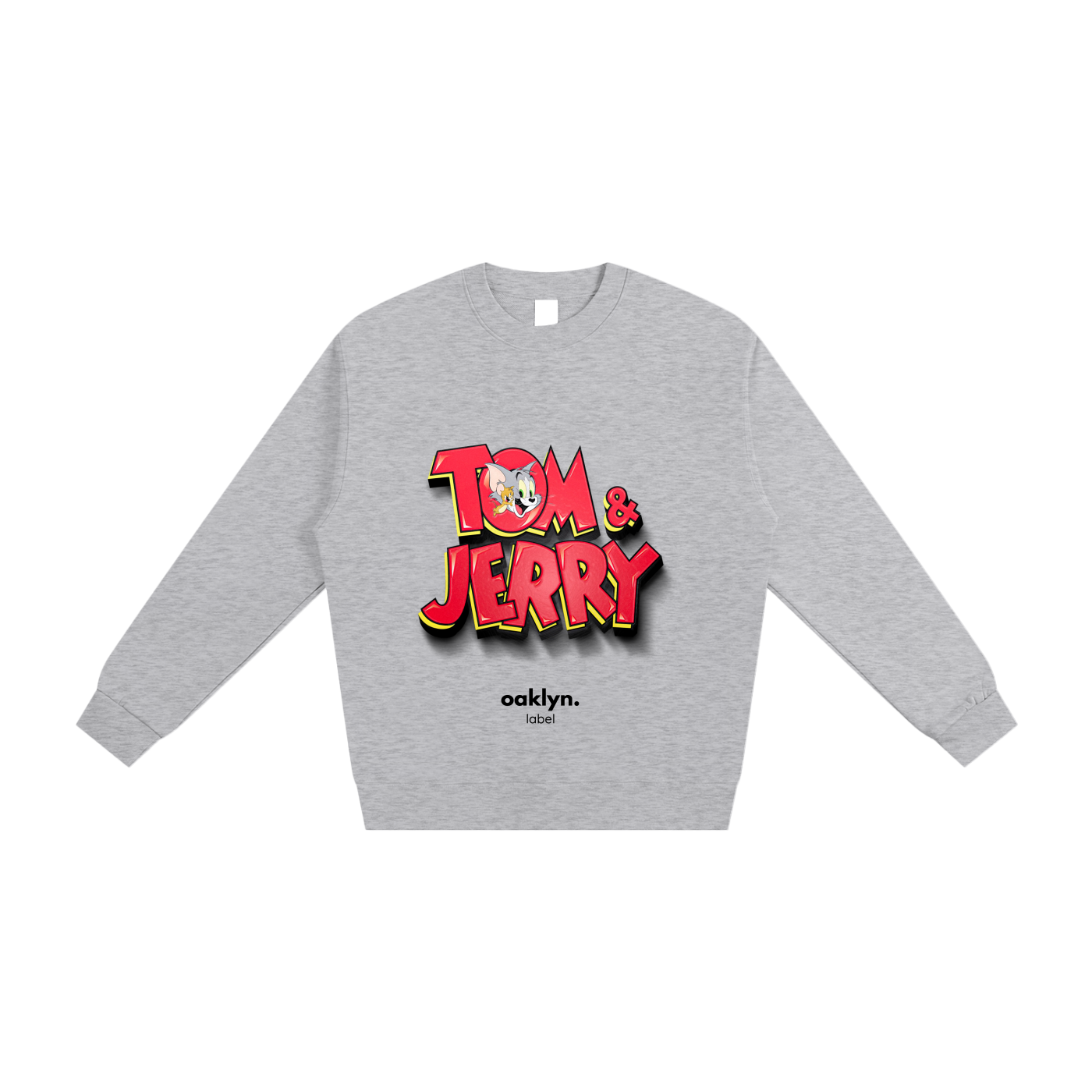 Tom & Jerry Essential Heavyweight Gray Sweatshirt