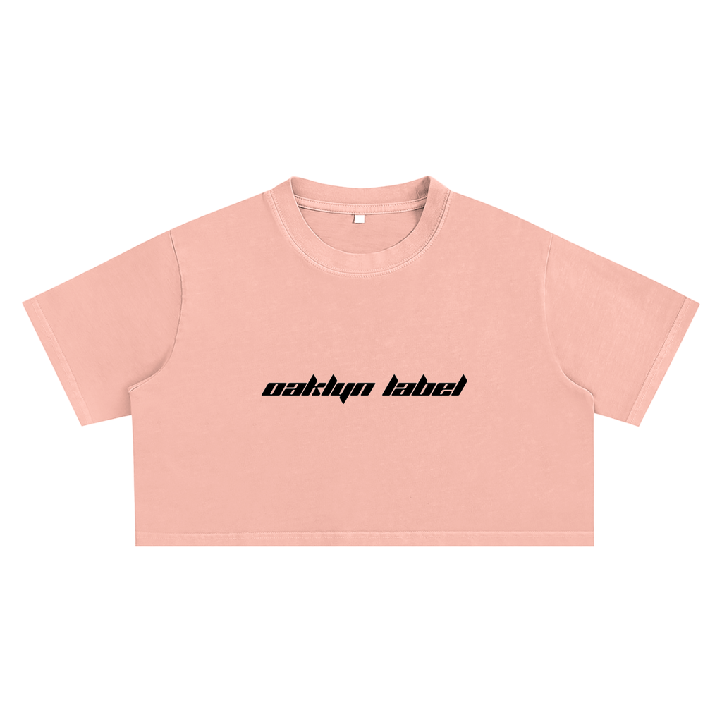 Snow Washed Crop Top