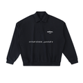 Effortless Comfort Black Polo Sweatshirt