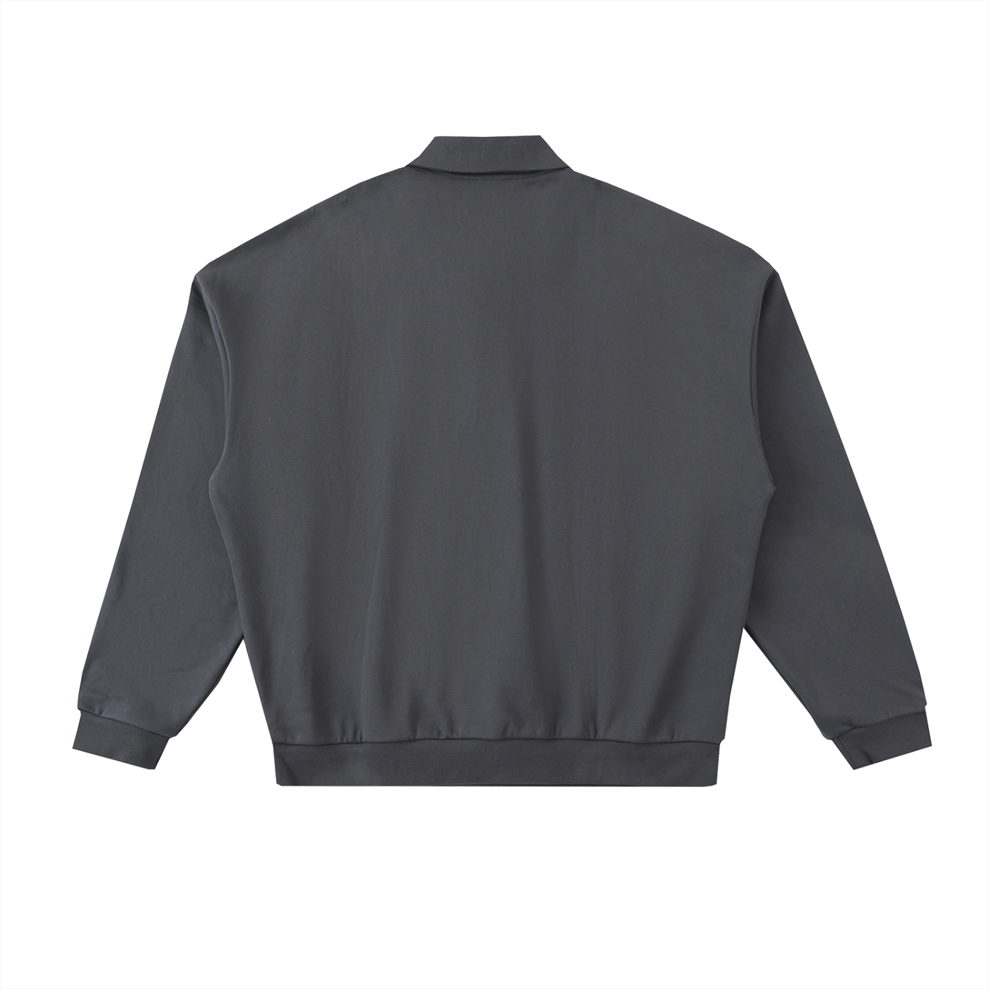 Effortless Comfort Charcoal Polo Sweatshirt