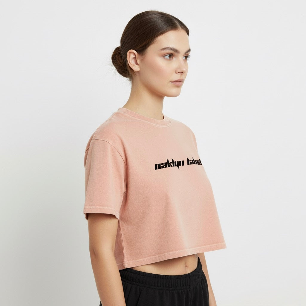 Snow Washed Crop Top