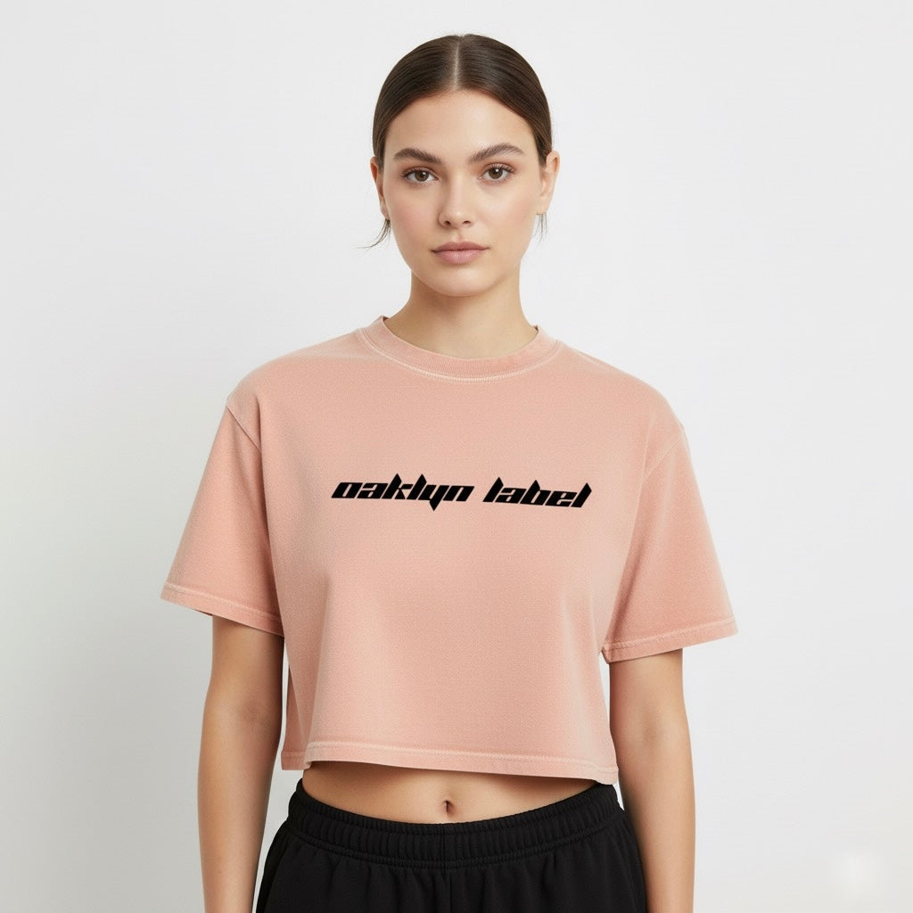 Snow Washed Crop Top