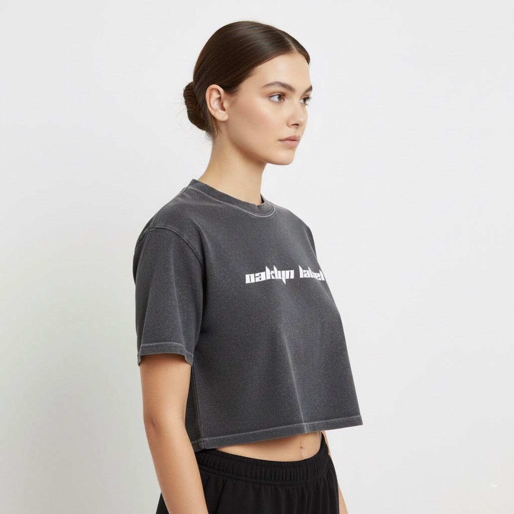 Snow Washed Crop Top